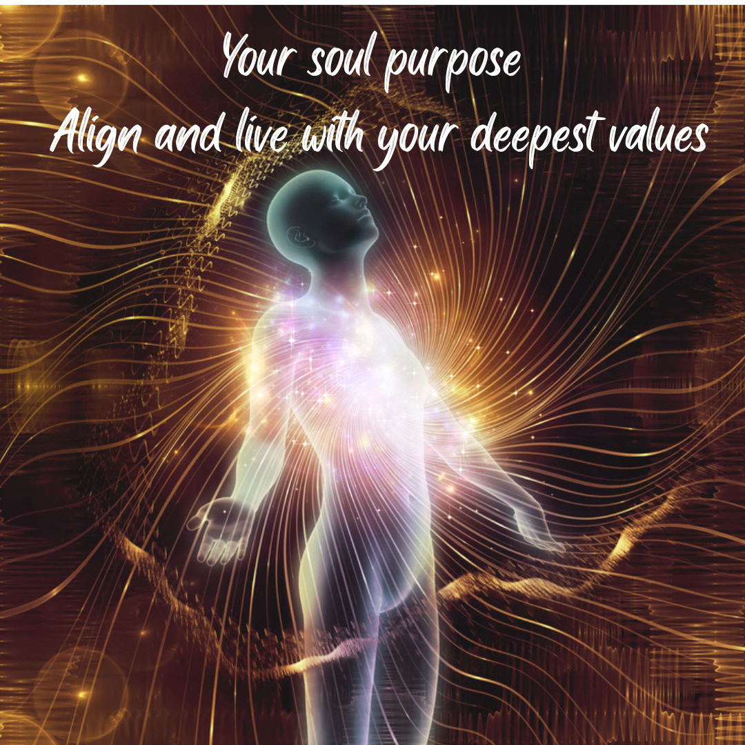Your soul purpose: Align and live with your deepest values with Kiki.  Monday, May 13th 6-8pm